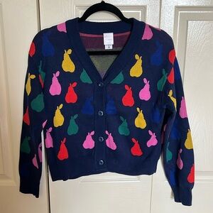 Hanna Andersson Girls Cardigan, Multicolor, US12